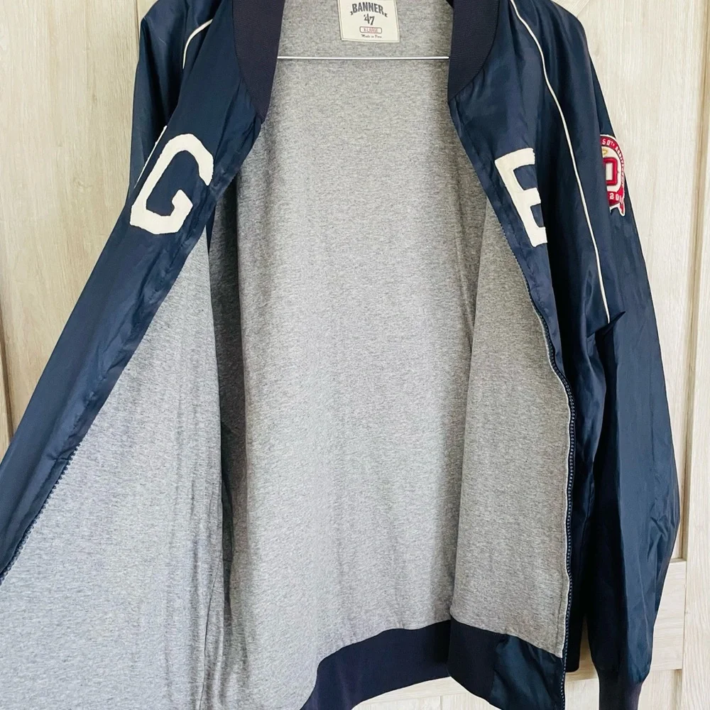 Vintage Angels Navy Bomber Jacket by LA Angels